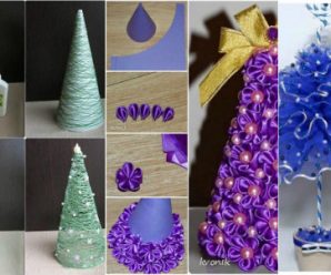 Recicla Materiales Para Elaborar Creativos Pinos Navideños Tamaño Mini